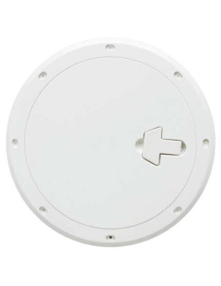 Tappo Ispezione Bianco sportello rotondo