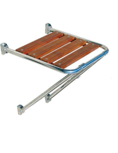 Plancetta di Poppa  per Barca in Acciaio INOX 39x45 cm