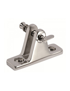 Supporto a forcella Inox 316 con perno sfilabile per tendalino