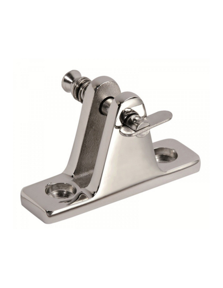 Supporto a forcella Inox 316 con perno sfilabile per tendalino