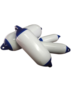 Parabordo Majoni Parabordi protezione Barca Bianco Testa Blu