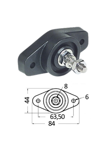 Nodo derivazione Connettore cavi alto amperaggio