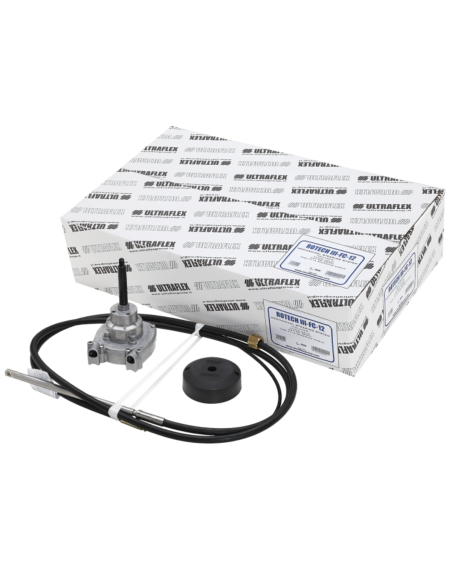 Ultraflex Timoneria T73 con Monocavo M66 e coprimozzo