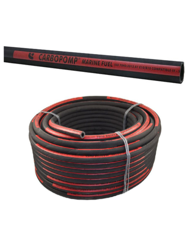 Tubo carburante per imbarco e sfiato serbatoio barca