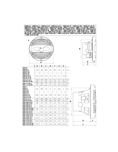 Hertz Coppia Casse marine LED coassiali HMX 6.5 LD-TW