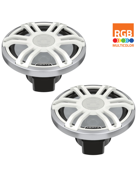Hertz HMX 6.5 S-LD-SW Coppia Altoparlanti 150W Led Sport