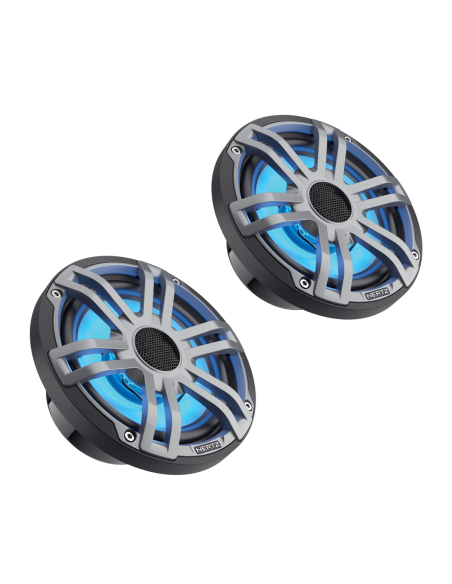 Hertz HEX 6.5 S-LD-G Coppia Altoparlanti Coassiali SPORT 100W RGB LED