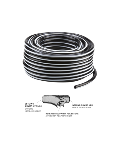 Tubo Carburante Ø 8 mm per benzina e diesel