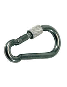 Moschettone in Acciaio Inox 316 con ghiera