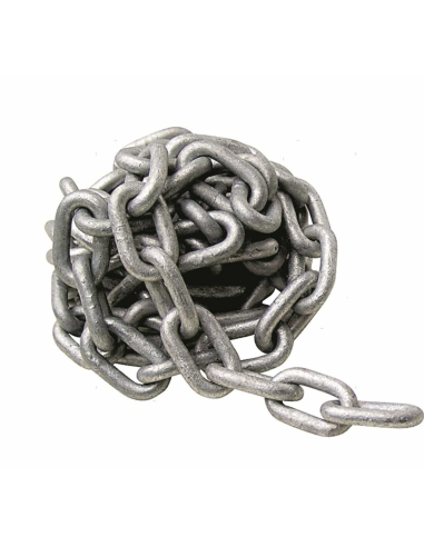 Catena a maglia genovese zincata a fuoco - 5 mt