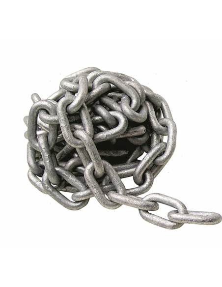 Catena a maglia genovese zincata a fuoco - 5 mt