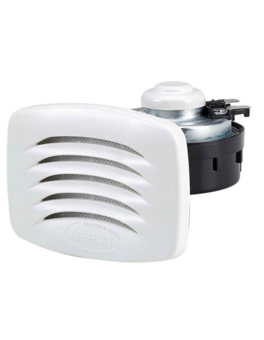 Tromba da incasso 12V con griglia bianca MARCO SM1