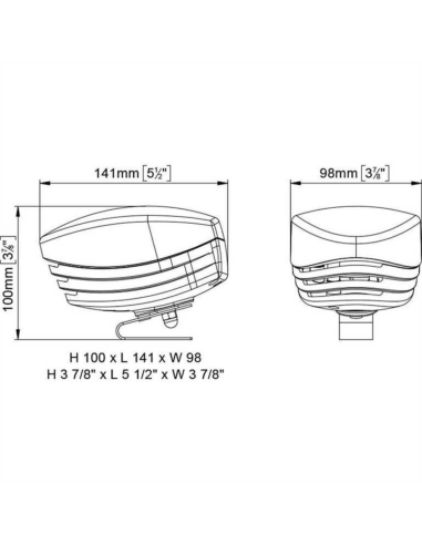 Tromba Barca Elettrica Marco SK1 12V