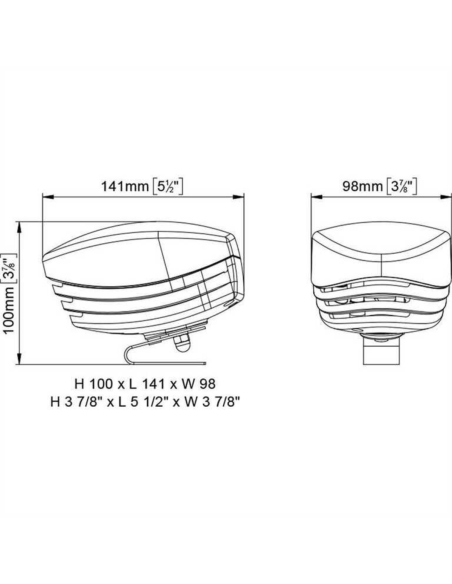 Tromba Barca Elettrica Marco SK1 12V