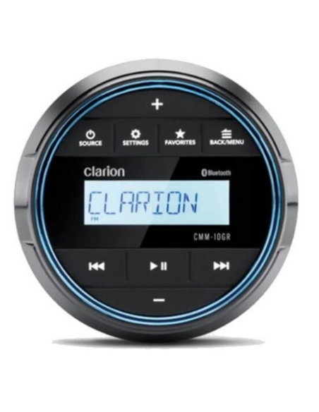 Clarion CMM-10GR Radio Stereo Marina Bluetooth IPX5/IPX3