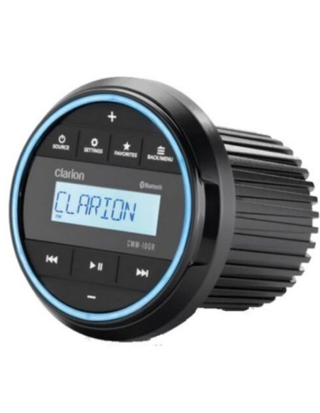 Clarion CMM-10GR Radio Stereo Marina Bluetooth IPX5/IPX3