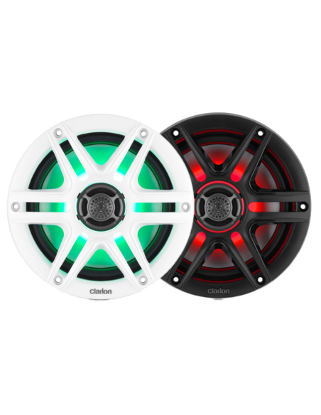 Clarion CMS-651RGB-SWB | Casse Marine 6,5" LED RGB Sportive