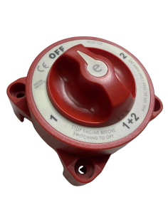 Selettore Batteria 350A – 4 Posizioni per Impianti Elettrici Marini