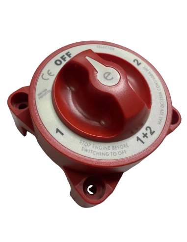 Selettore Batteria 350A – 4 Posizioni per Impianti Elettrici Marini