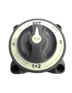 Interruttore Deviatore 0-1-2-Both 600A con AFD – Selettore Batteria per Impianti Elettrici Marini