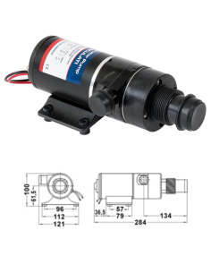 Maceratore Autoadescante 12V per WC Nautico – 45 L/min