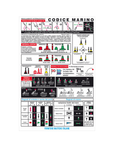 Tabella Adesiva Codice Marino – Segnalazioni Nautiche
