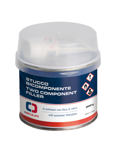 Stucco Poliestere con Fibra di Vetro 200 g – Bicomponente