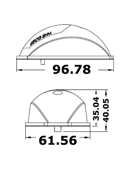 Coppia Fanali di Via EVOLED Inox LED 12V – COLREG72