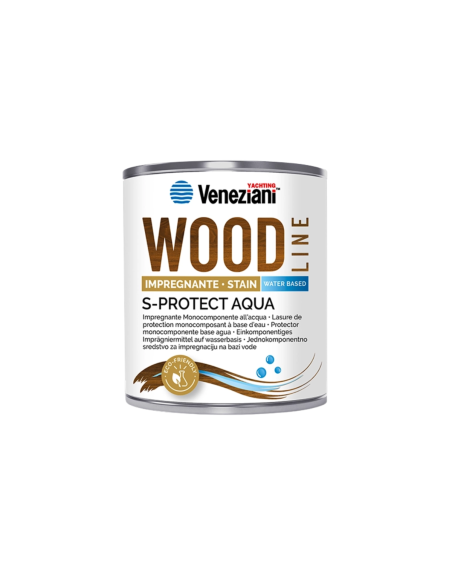 Veneziani S-Protect Aqua Impregnante Protettivo per Legno Nautico