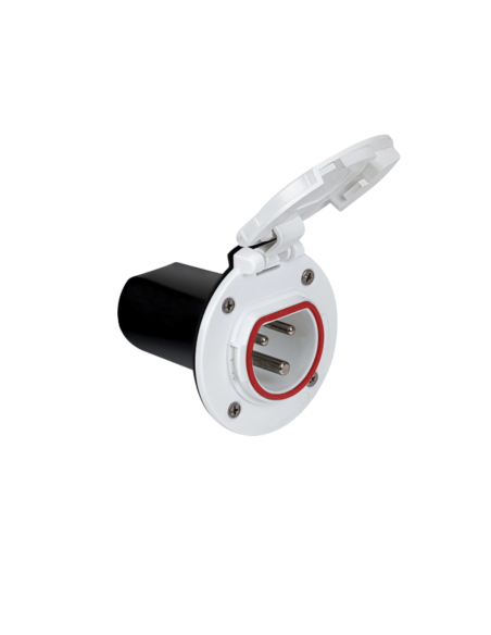 Presa Elettrica Nautica 16A 250V IP67 per Cavo Banchina