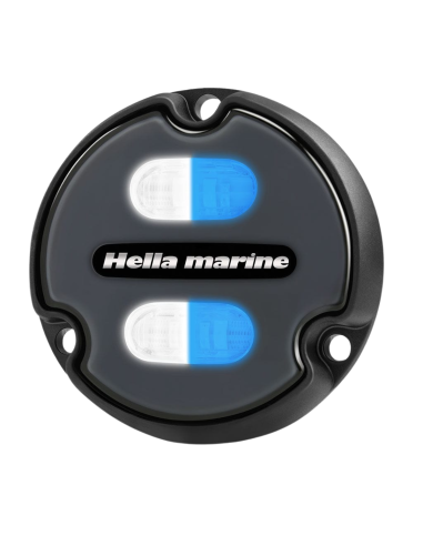 Faro Subacqueo LED Hella Marine Apelo A1 1800 Lumen Bianco Blu