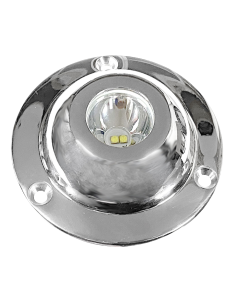 Luce subacquea LED inox AISI 316 per poppa/plancetta Bianco, Blu, RGBW