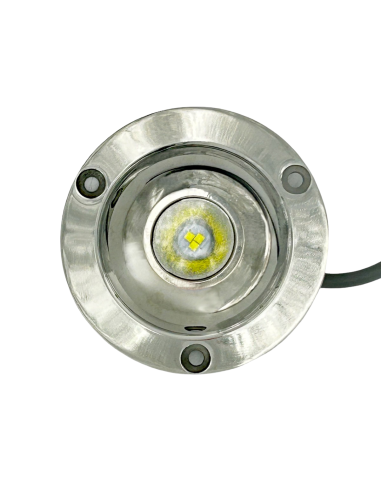 Luce subacquea LED inox AISI 316 per poppa/plancetta Bianco, Blu, RGBW