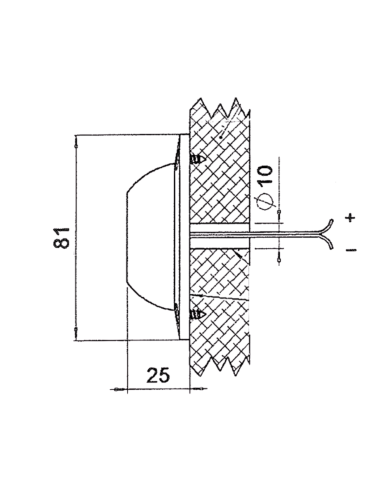 Luce subacquea LED inox AISI 316 per poppa/plancetta Bianco, Blu, RGBW