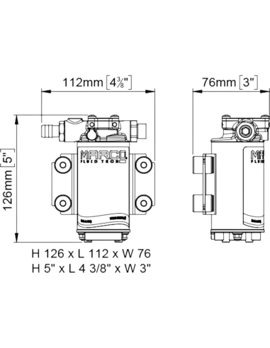 Marco UP2/OIL Pompa travaso olio autoadescante