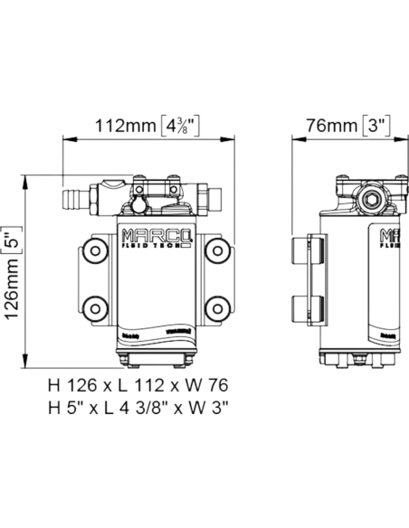 Marco UP2/OIL Pompa travaso olio autoadescante