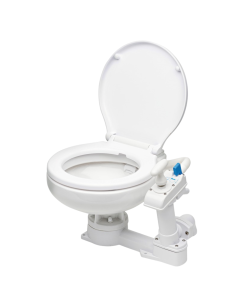 WC barca manuale in porcellana compatto con Soft Close