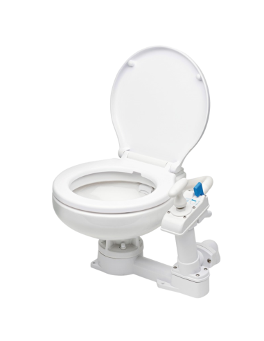 WC barca manuale in porcellana compatto con Soft Close