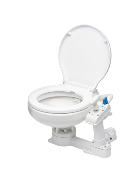 WC barca manuale in porcellana compatto con Soft Close