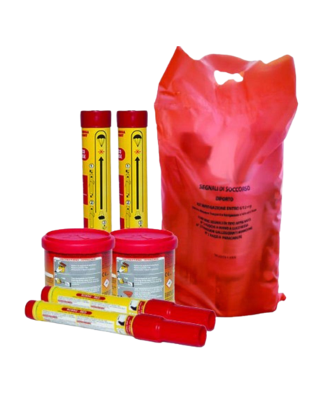 Kit segnali di soccorso entro 6/12/50 miglia dalla costa