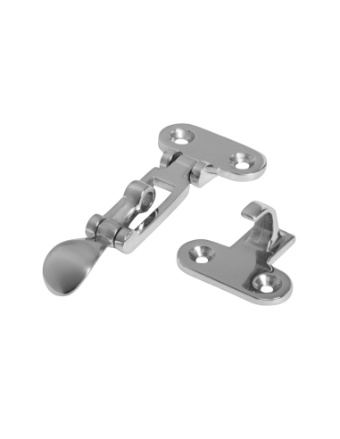 Chiusura a leva inox 316 110x48 mm con portalucchetto