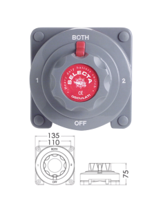 Deviatore Batterie Barca 1-2-Both-Off 175A 12/24V