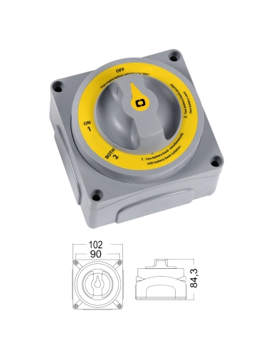 Deviatore Batterie Barca Selecta New MKIII 450A