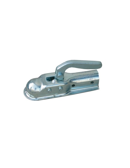 Gancio Traino universale attacco tondo 35 mm per rimorchi e carrelli