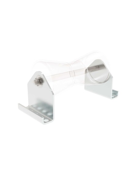 Coppia staffe multiforo per rulli centrali