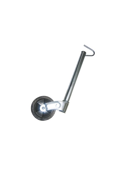 Ruotino servotimone fisso per carrello 35 mm