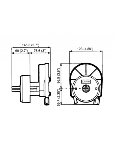 ULTRAFLEX Timoneria Meccanica T67