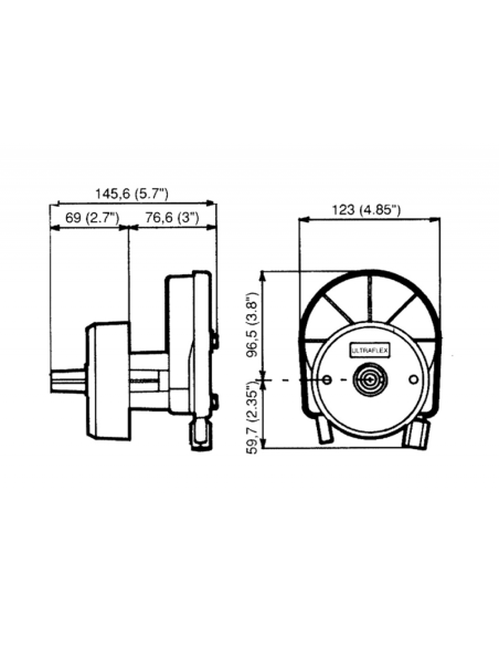 ULTRAFLEX Timoneria Meccanica T67