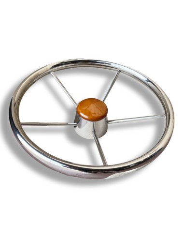 Volante a 5 razze in Acciaio Inox