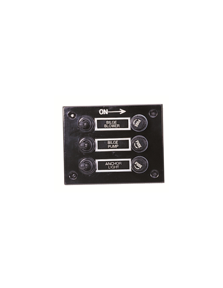 Pannello Elettrico serie Sea a 3 interruttori